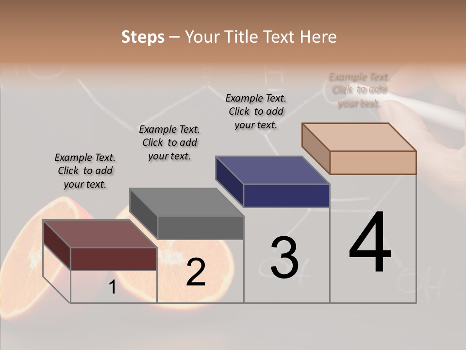 Food Chalk Orange PowerPoint Template