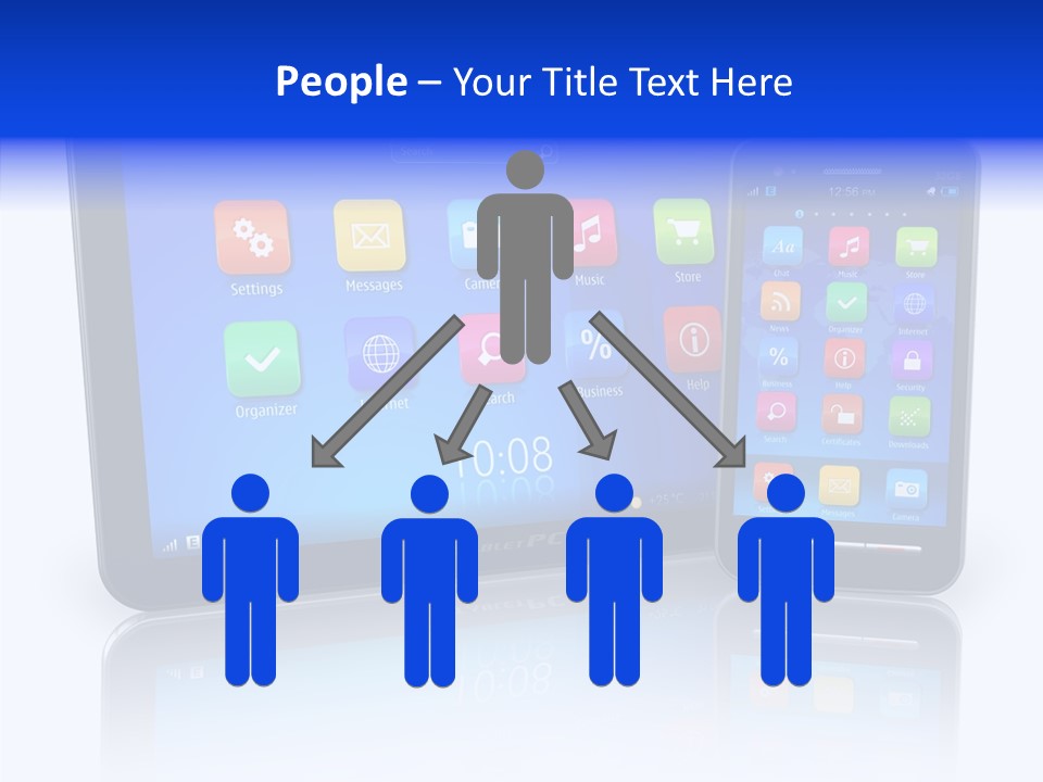 Communication Group Social PowerPoint Template