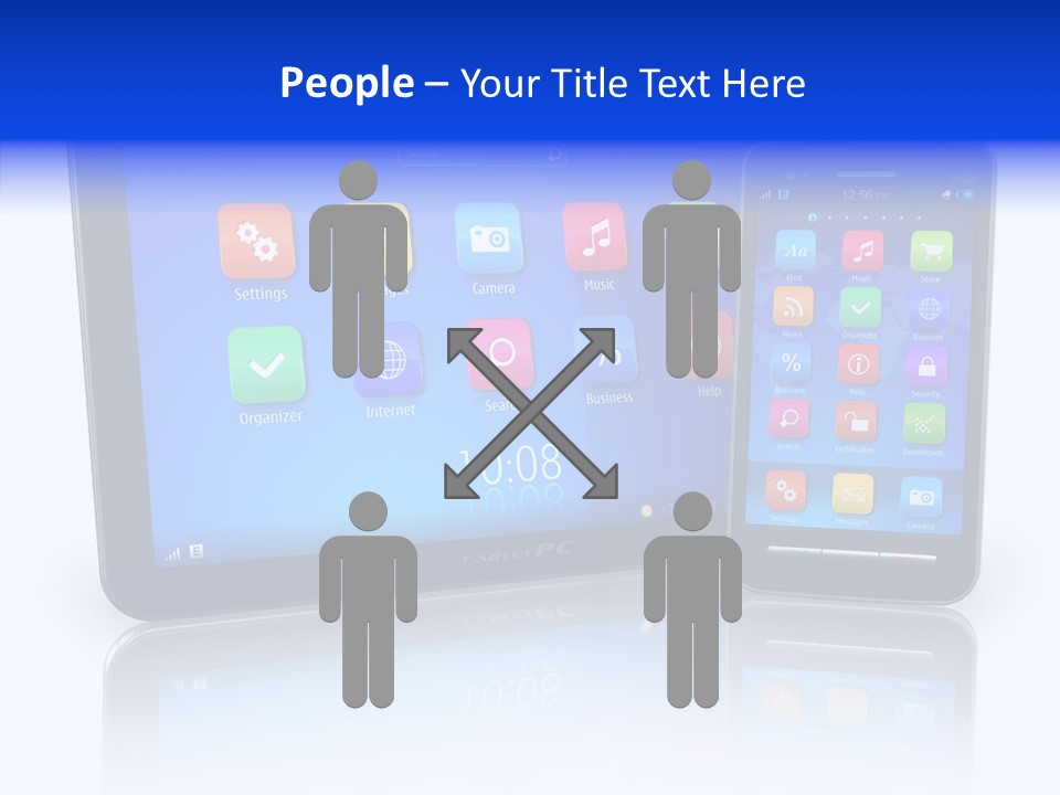 Communication Group Social PowerPoint Template