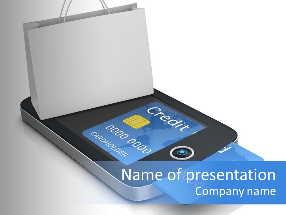 World Transaction White PowerPoint Template