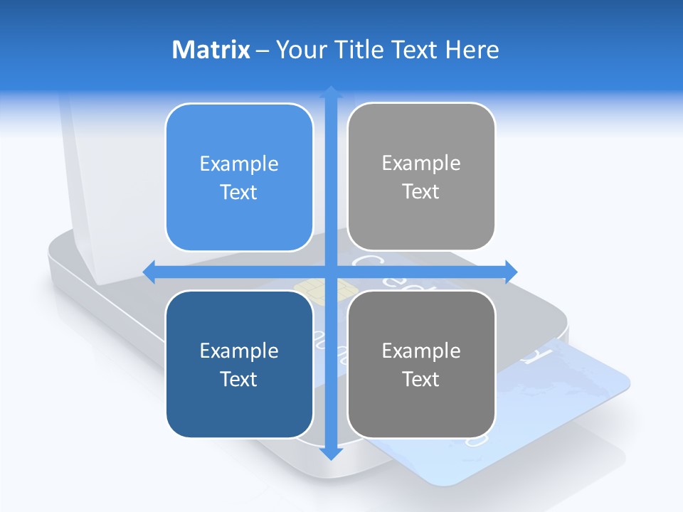 World Transaction White PowerPoint Template