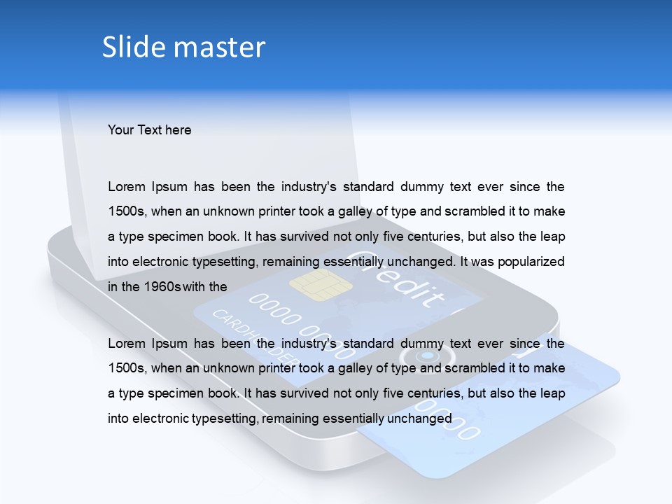 World Transaction White PowerPoint Template