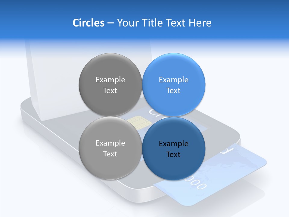 World Transaction White PowerPoint Template