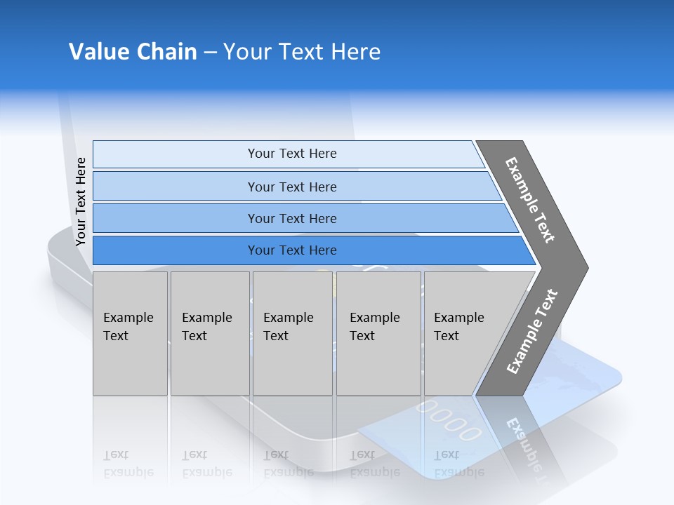 World Transaction White PowerPoint Template