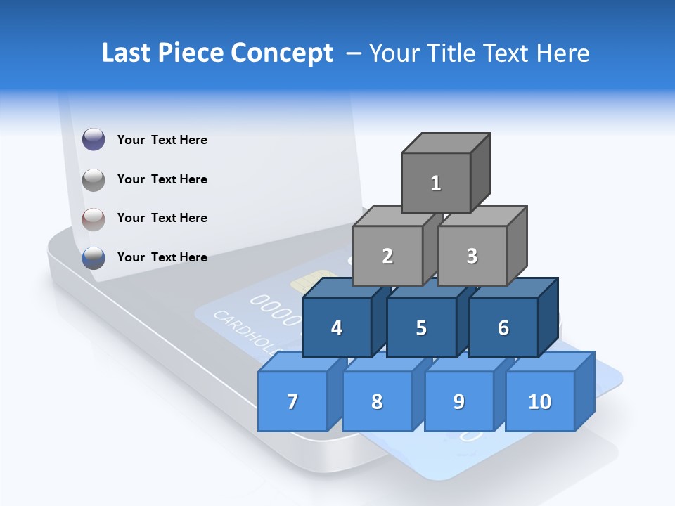 World Transaction White PowerPoint Template