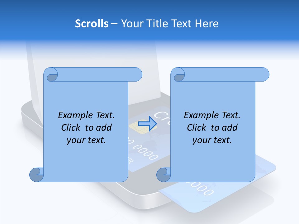 World Transaction White PowerPoint Template