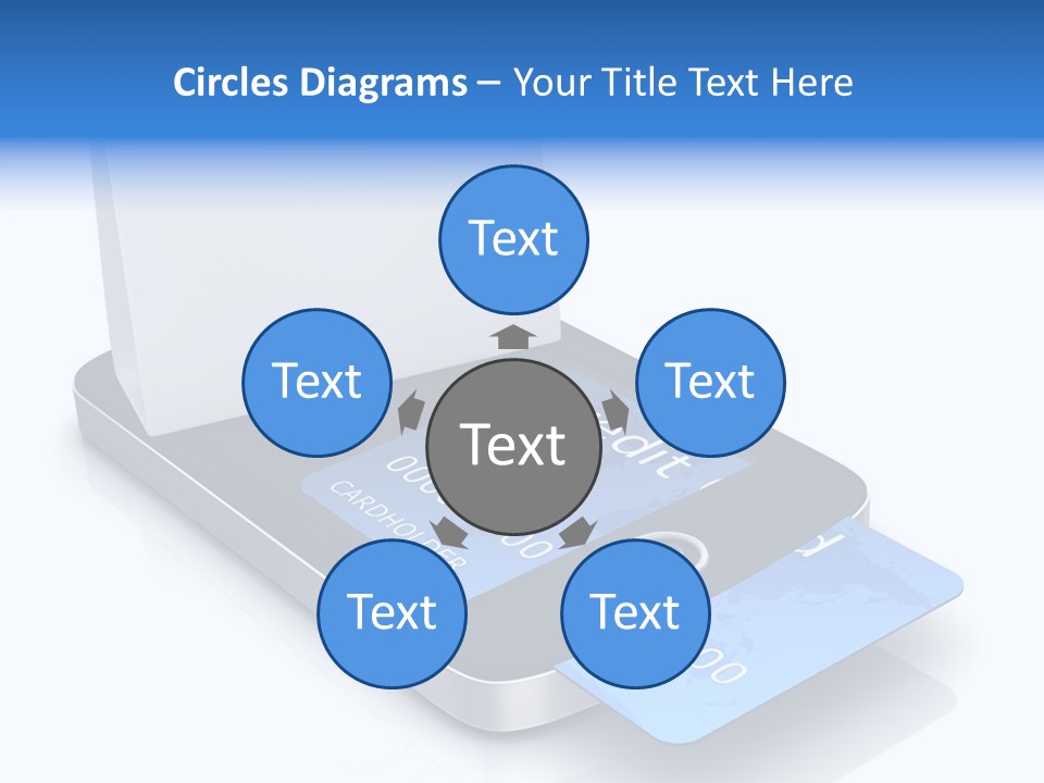 World Transaction White PowerPoint Template