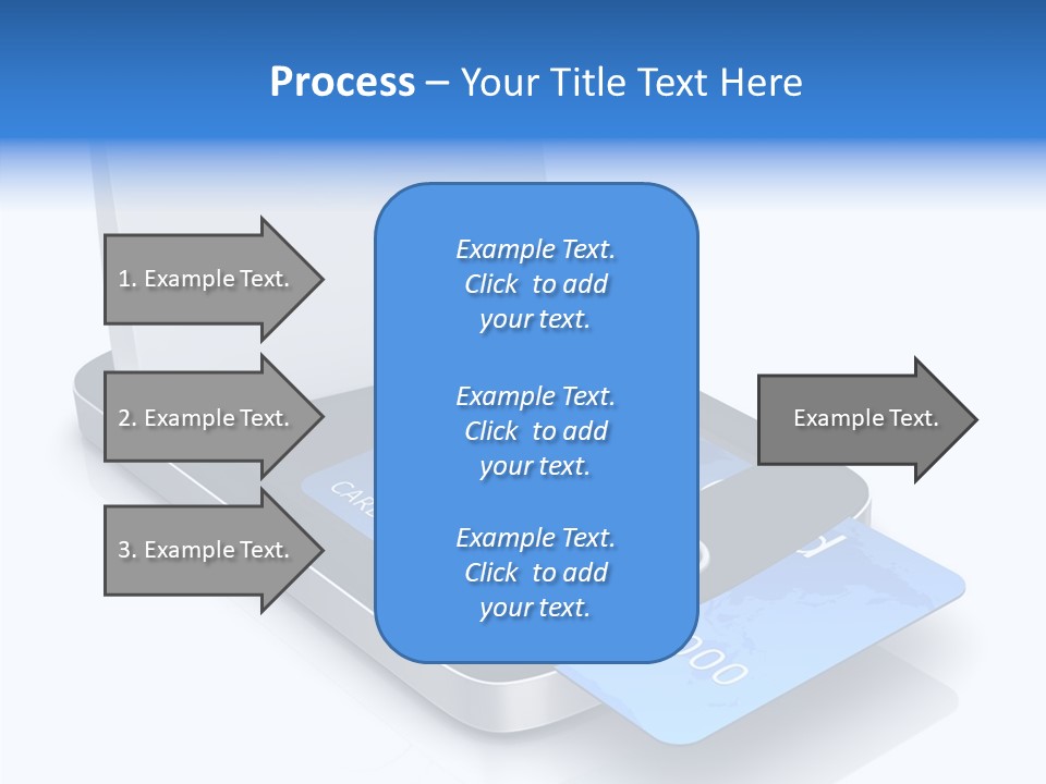 World Transaction White PowerPoint Template