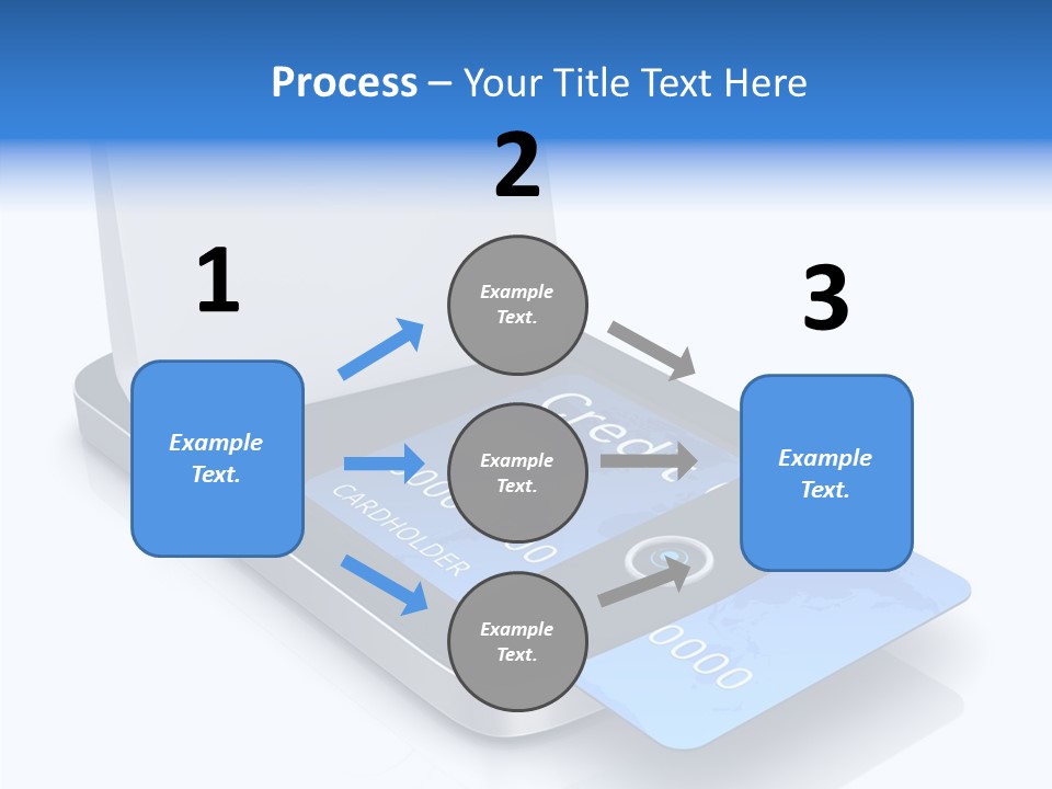 World Transaction White PowerPoint Template