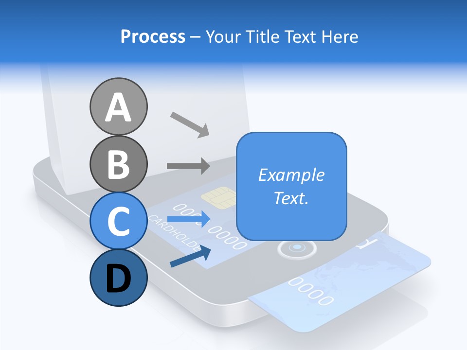 World Transaction White PowerPoint Template