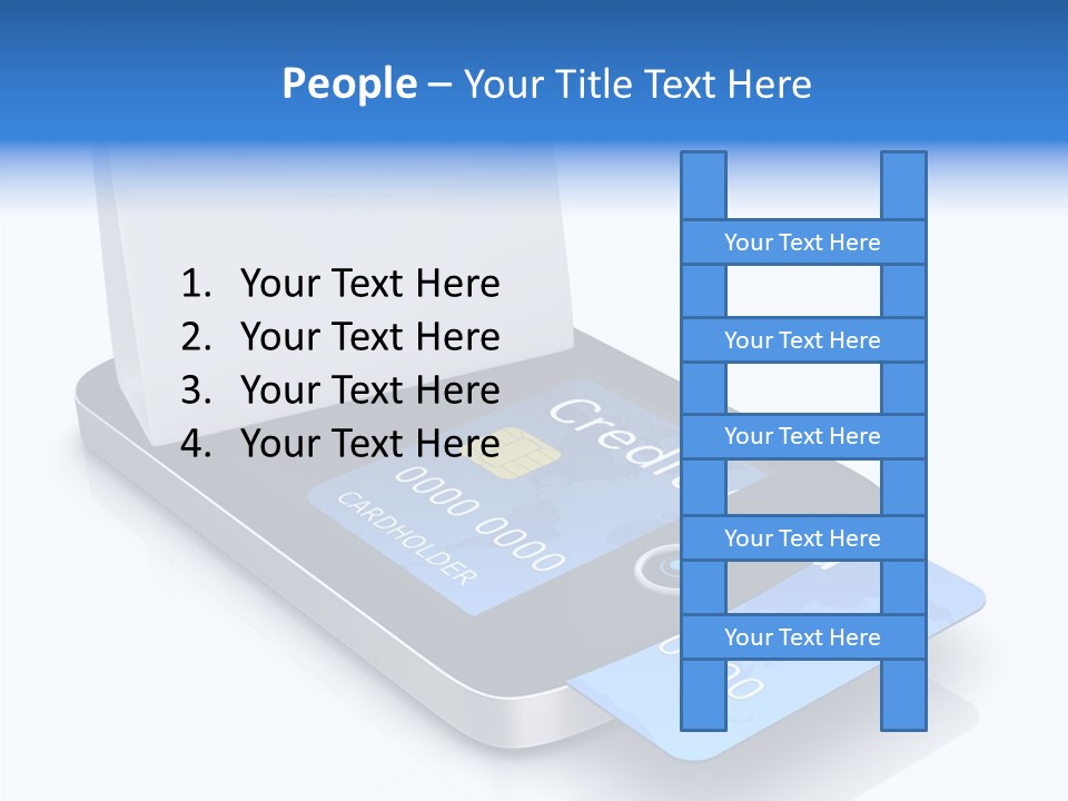 World Transaction White PowerPoint Template