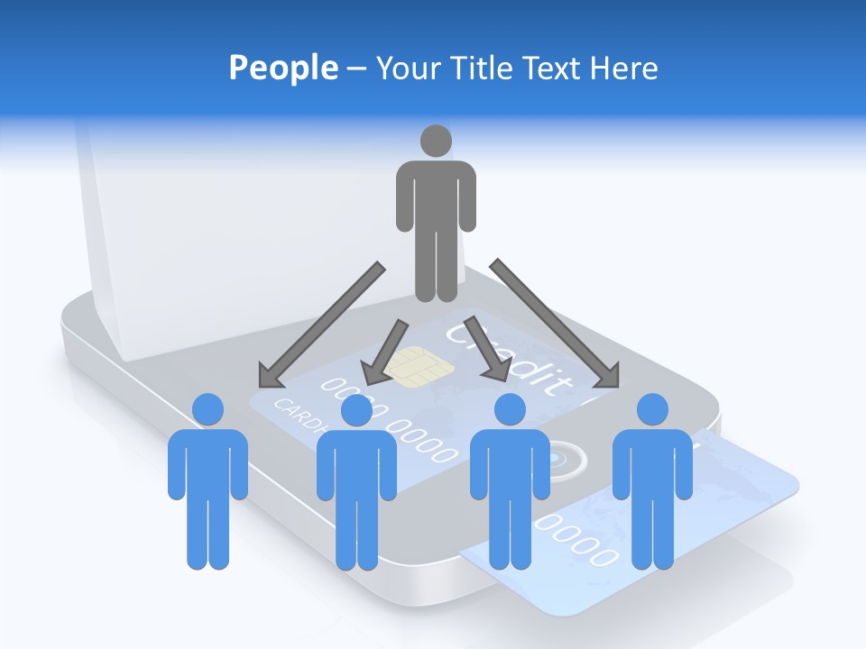 World Transaction White PowerPoint Template