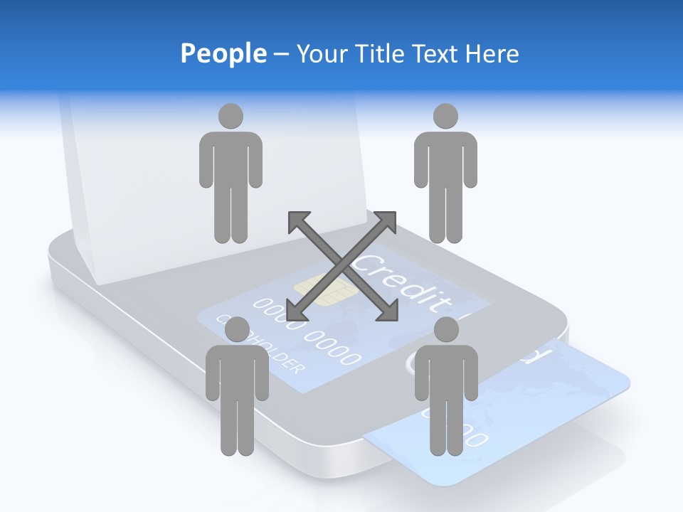 World Transaction White PowerPoint Template