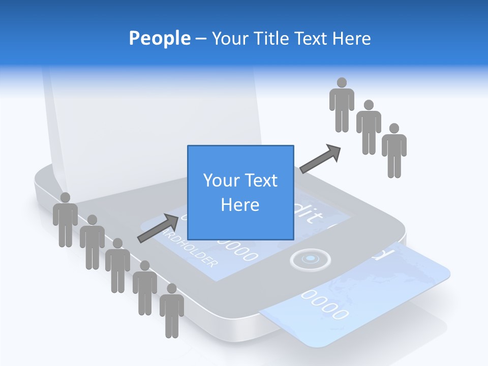 World Transaction White PowerPoint Template