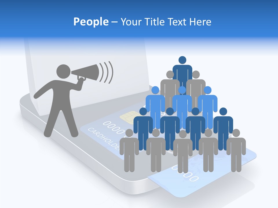 World Transaction White PowerPoint Template