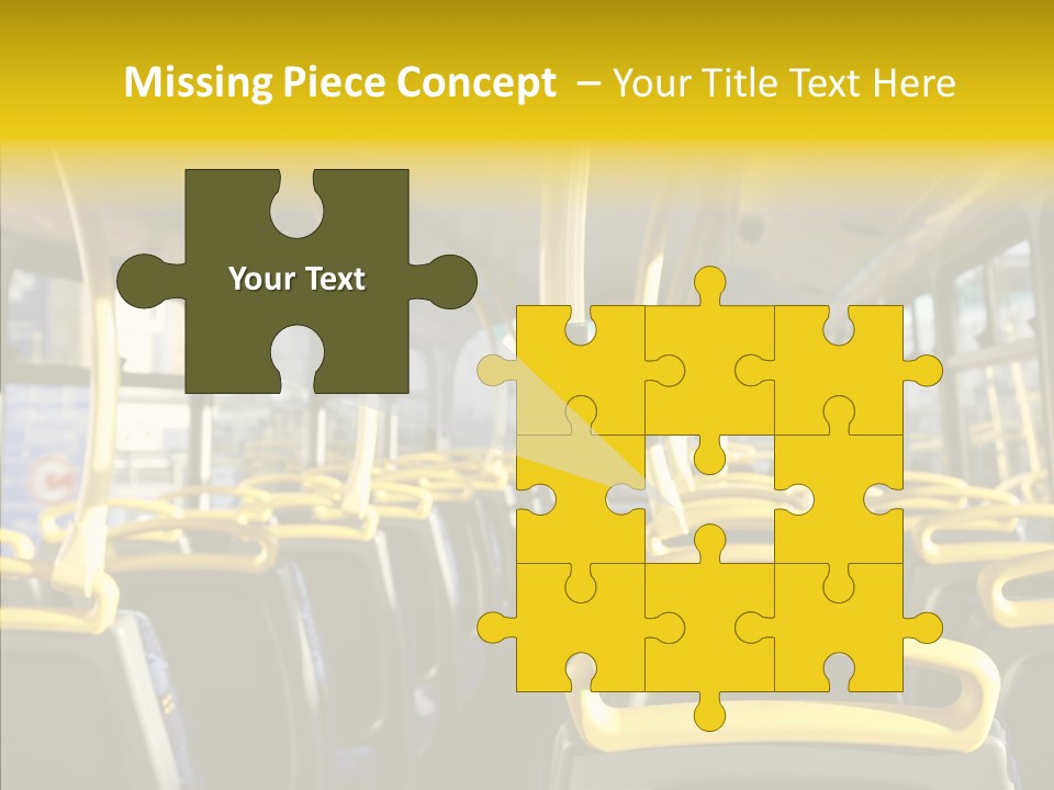 Dobule Decker Bus Depart Exit PowerPoint Template