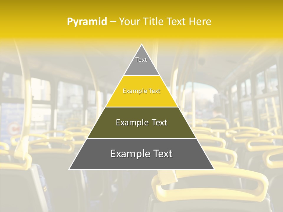 Dobule Decker Bus Depart Exit PowerPoint Template