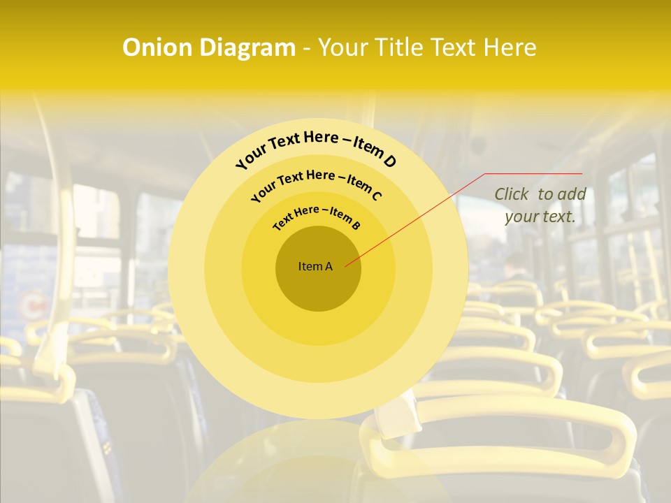 Dobule Decker Bus Depart Exit PowerPoint Template