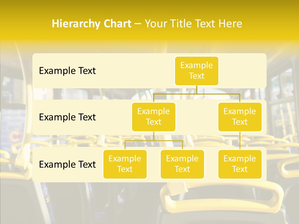 Dobule Decker Bus Depart Exit PowerPoint Template