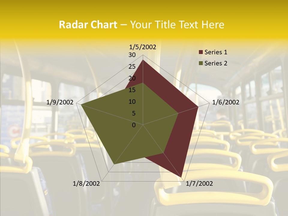 Dobule Decker Bus Depart Exit PowerPoint Template