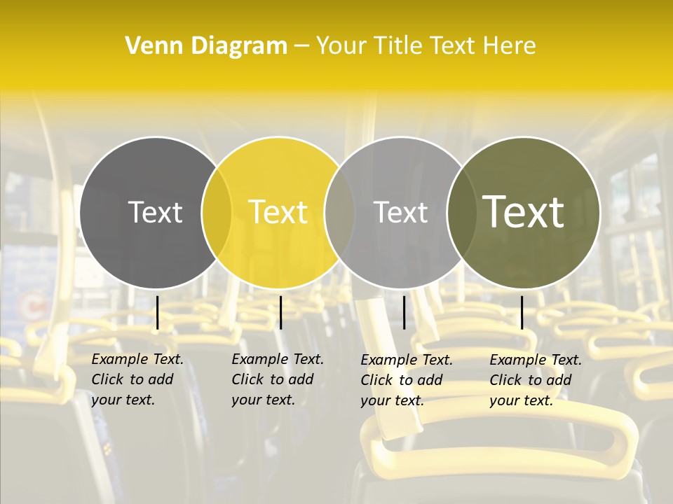 Dobule Decker Bus Depart Exit PowerPoint Template