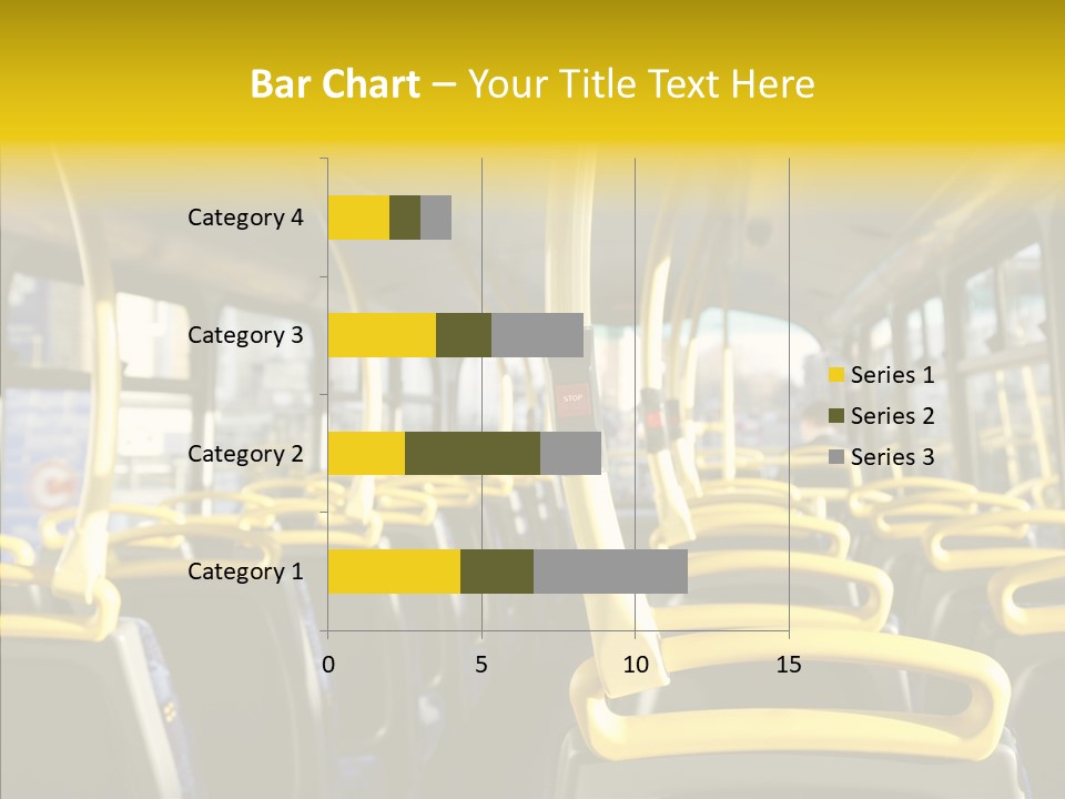 Dobule Decker Bus Depart Exit PowerPoint Template