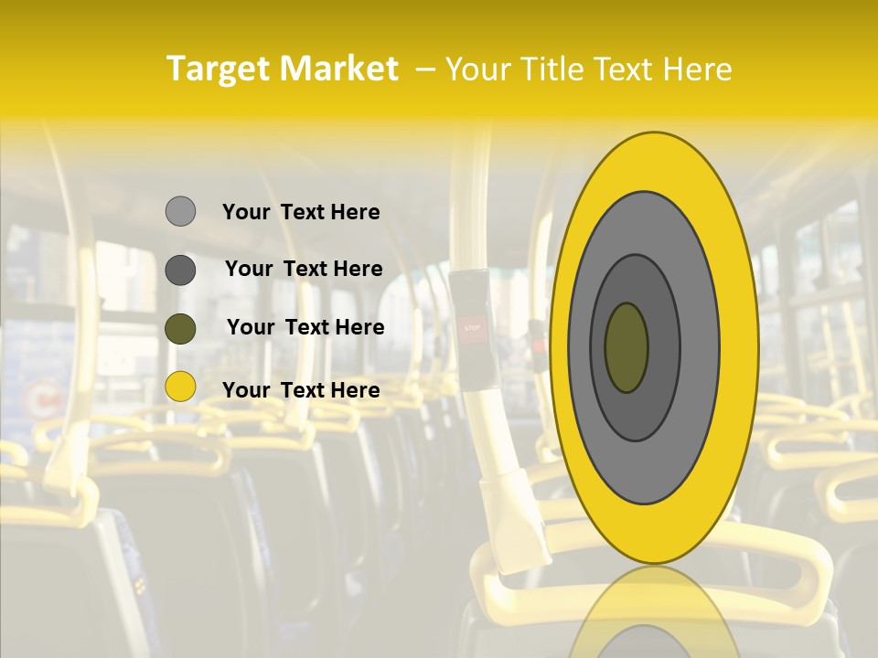 Dobule Decker Bus Depart Exit PowerPoint Template