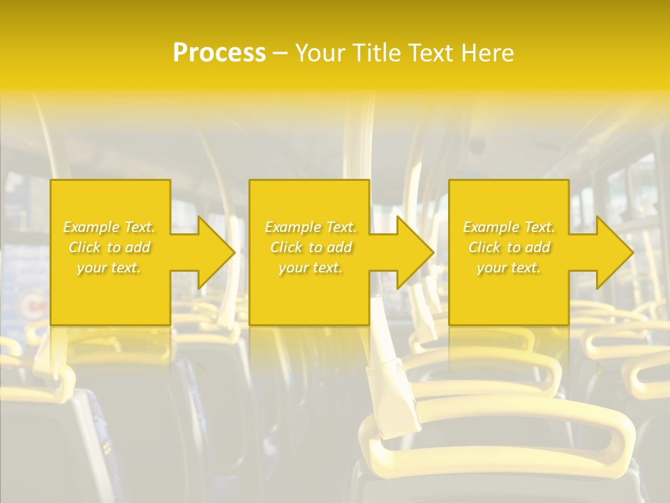 Dobule Decker Bus Depart Exit PowerPoint Template