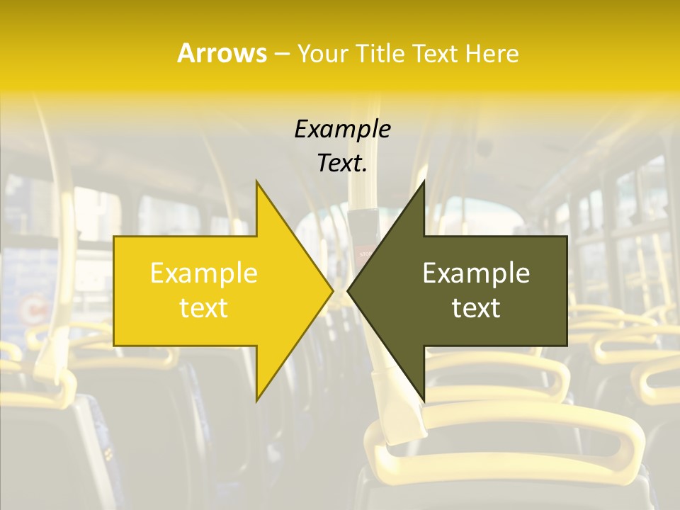Dobule Decker Bus Depart Exit PowerPoint Template