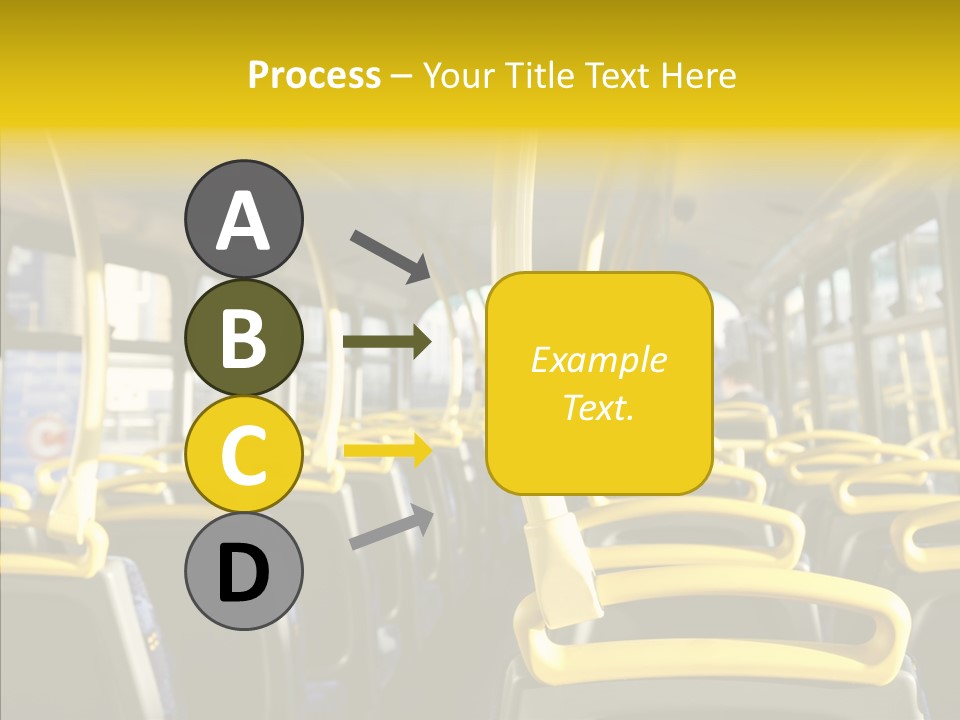 Dobule Decker Bus Depart Exit PowerPoint Template