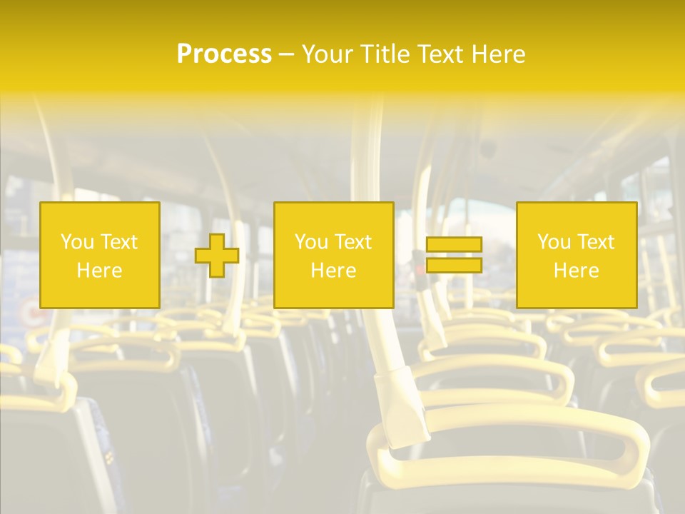 Dobule Decker Bus Depart Exit PowerPoint Template