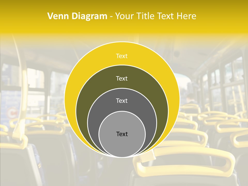 Dobule Decker Bus Depart Exit PowerPoint Template