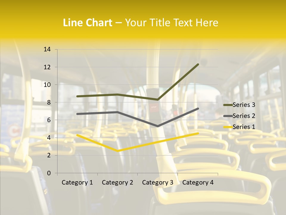 Dobule Decker Bus Depart Exit PowerPoint Template