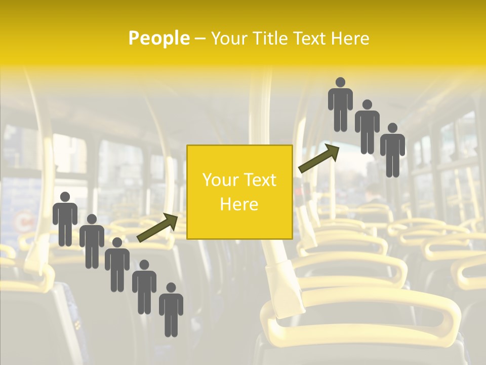 Dobule Decker Bus Depart Exit PowerPoint Template