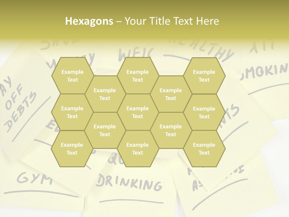 Binder They Note Message Aspirations PowerPoint Template