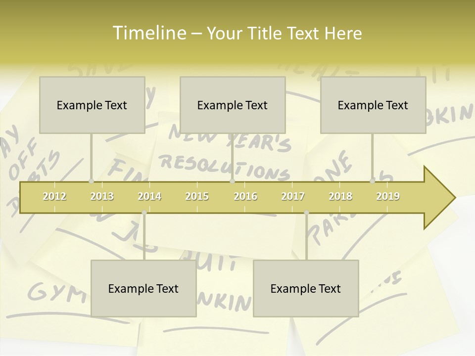 Binder They Note Message Aspirations PowerPoint Template