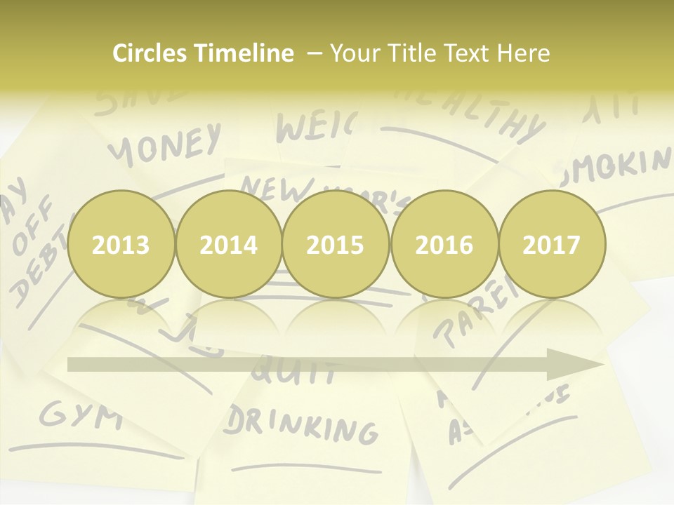 Binder They Note Message Aspirations PowerPoint Template