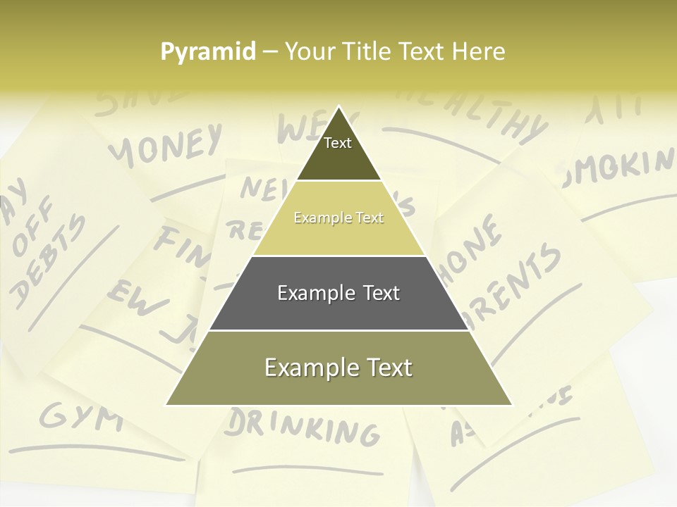 Binder They Note Message Aspirations PowerPoint Template