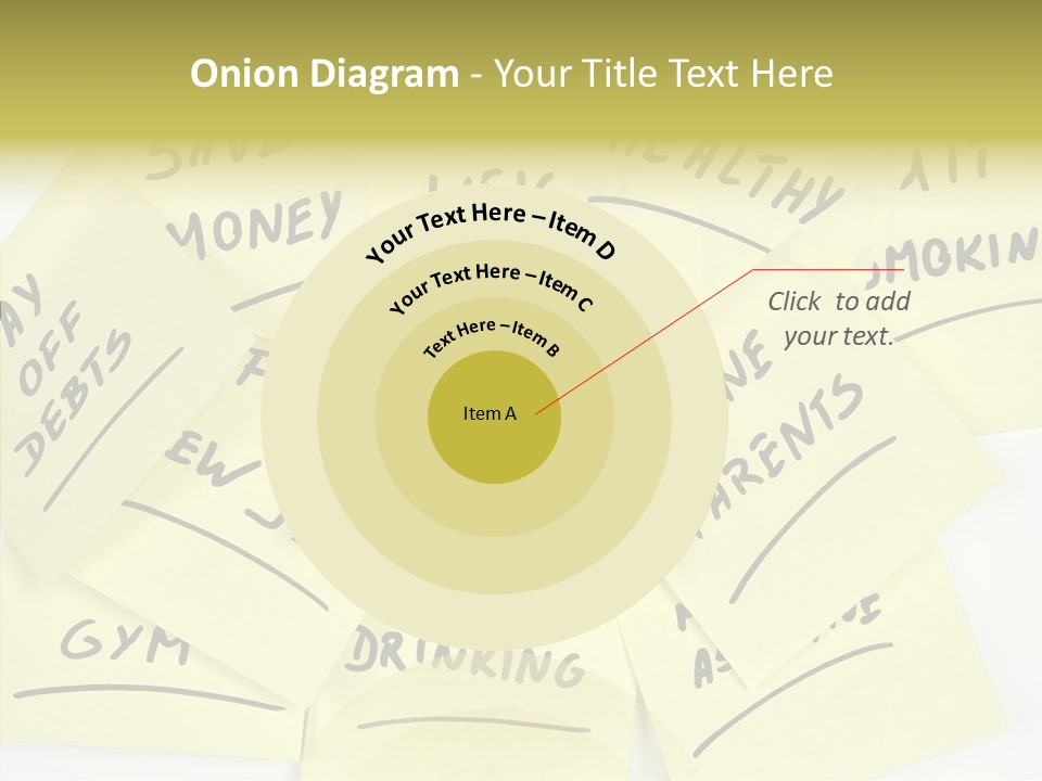 Binder They Note Message Aspirations PowerPoint Template