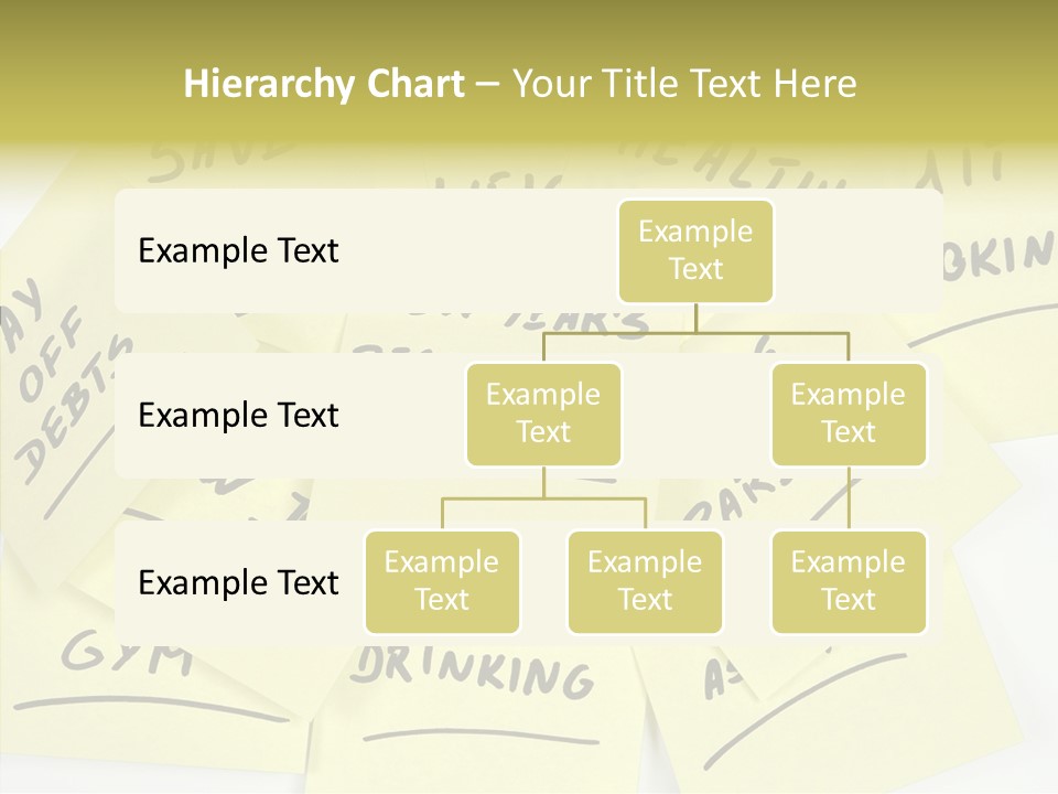 Binder They Note Message Aspirations PowerPoint Template