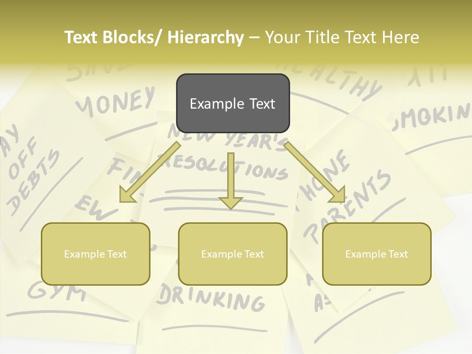 Binder They Note Message Aspirations PowerPoint Template