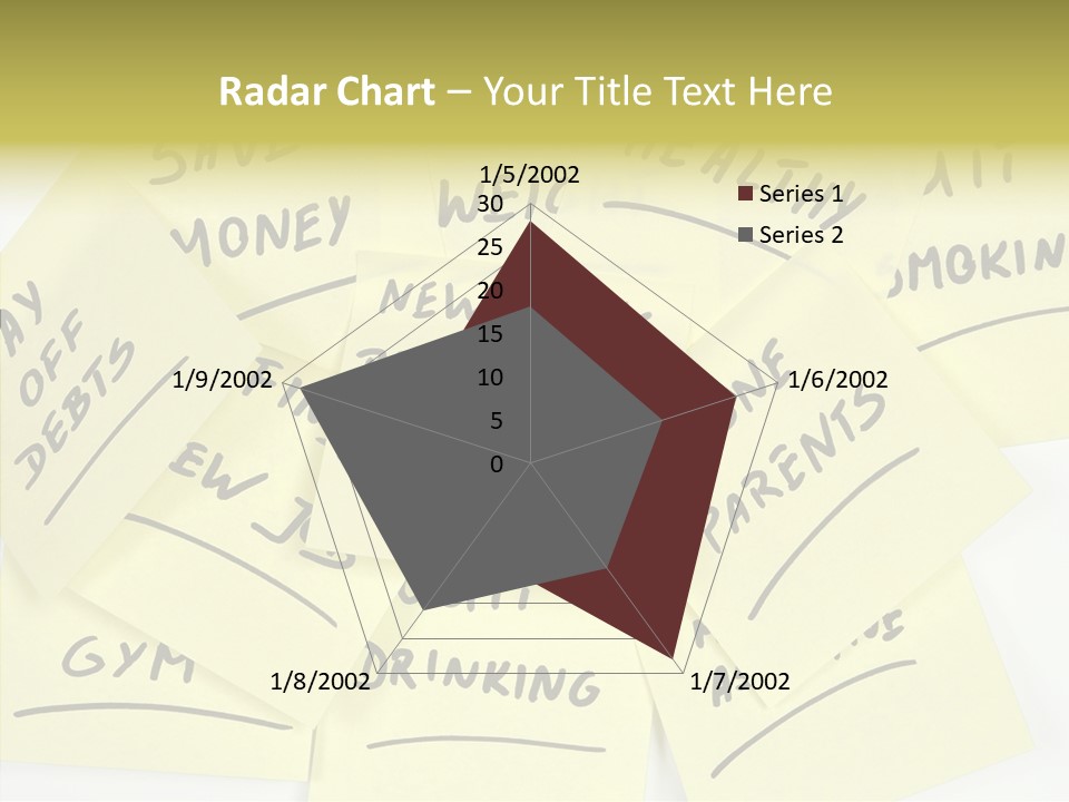 Binder They Note Message Aspirations PowerPoint Template