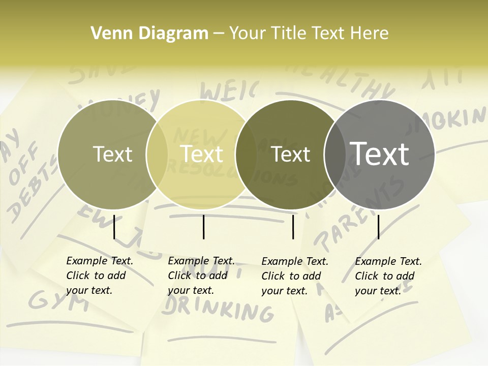 Binder They Note Message Aspirations PowerPoint Template