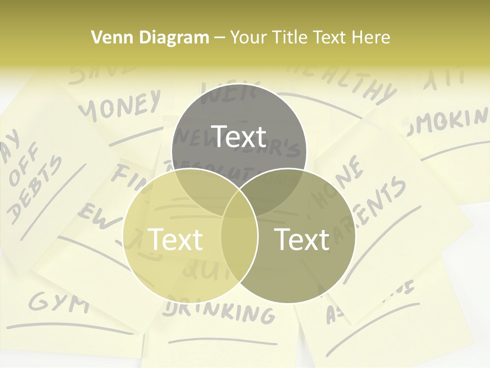 Binder They Note Message Aspirations PowerPoint Template