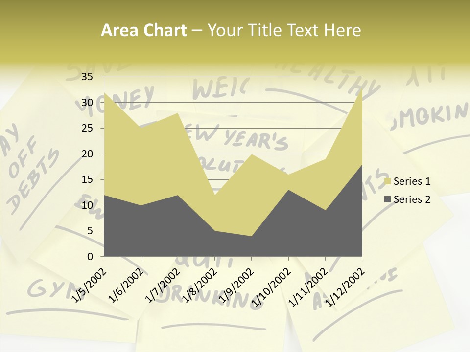 Binder They Note Message Aspirations PowerPoint Template