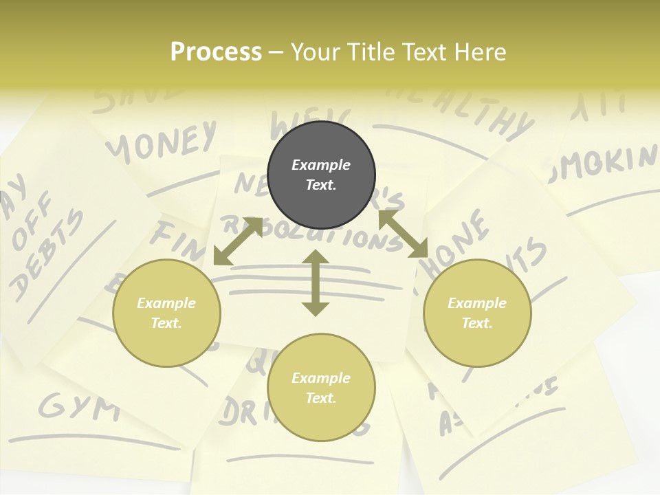 Binder They Note Message Aspirations PowerPoint Template