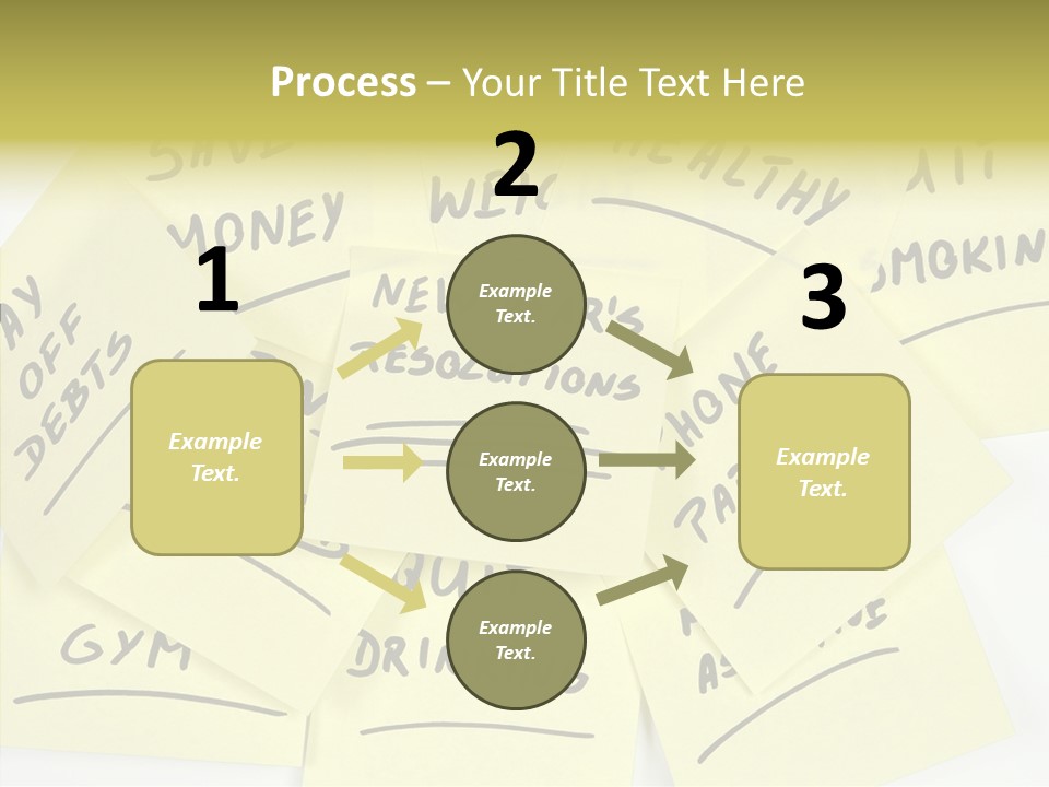 Binder They Note Message Aspirations PowerPoint Template