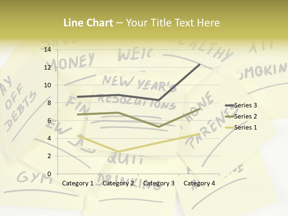 Binder They Note Message Aspirations PowerPoint Template