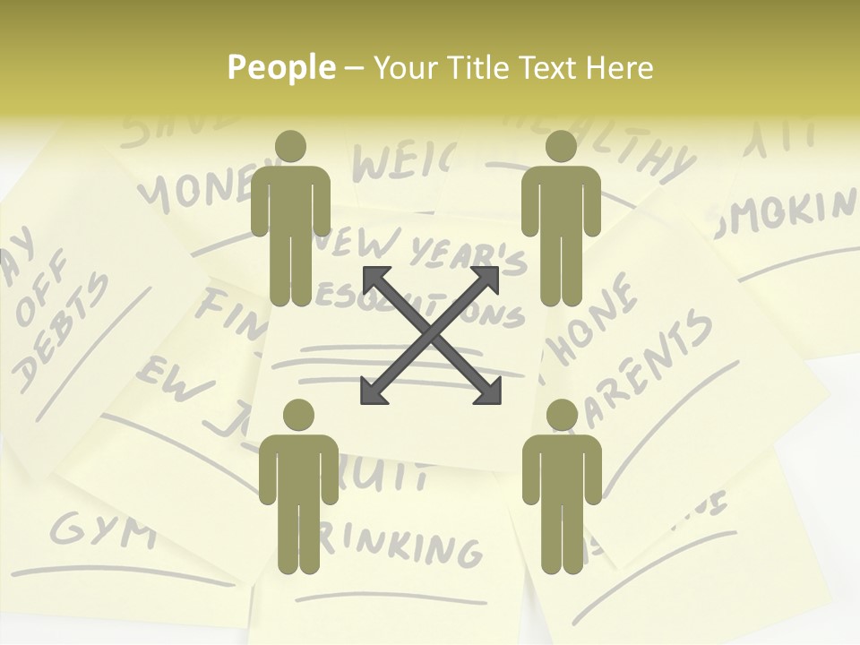 Binder They Note Message Aspirations PowerPoint Template