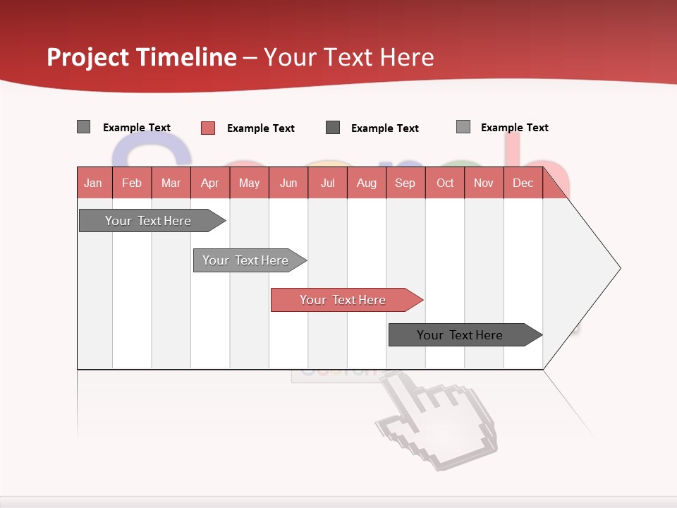 A Computer Screen With The Word Search On It PowerPoint Template
